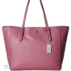 Coach turn lock Tote